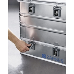 Zarges Alu-Kiste K 470 Plus OT, IM: 750x550x580mm, nur in Verbindung mit Unterteil verwendbar Nr. 40506
