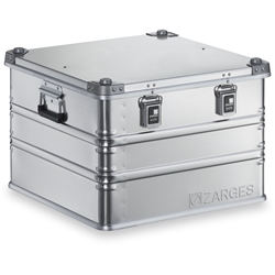 Zarges Alu-Kiste K 470, 115l, IM: 550x550x380mm, umlaufende Dichtung, Edelstahlscharnierband Nr. 40859