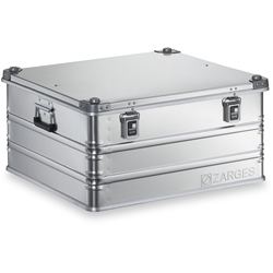 Zarges Alu-Kiste K 470, 150l, IM: 690x640x340mm, umlaufende Dichtung, Edelstahlscharnierband Nr. 40842