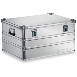 Zarges Alu-Kiste K 470, 157l, IM: 750x550x380mm, umlaufende Dichtung, Edelstahlscharnierband Nr. 40565