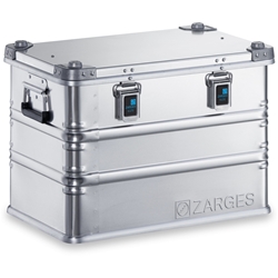 Zarges Alu-Kiste K 470, 73l, IM: 550x350x380mm, umlaufende Dichtung, Edelstahlscharnierband Nr. 40564