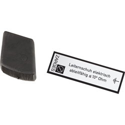 Zarges Außenschuh elektrisch ableitfähig, schwarz 48x25mm Nr. 824474
