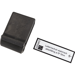 Zarges Außenschuh elektrisch ableitfähig, schwarz 73x25mm für Quertraverse Nr. 824478
