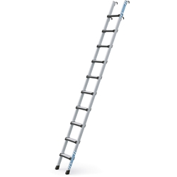 Zarges Comfortstep LH Regalleiter 10 Stufen, senkrechte Einhängehöhe bis 2,69m Nr. 41406