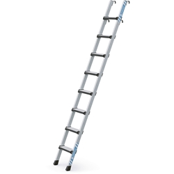 Zarges Comfortstep LH Regalleiter 8 Stufen, senkrechte Einhängehöhe bis 2,19m Nr. 41404