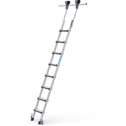 Zarges Comfortstep Trec LH Regalleiter 8 Stufen, senkrechte Einhängehöhe bis 2,58m Nr. 41414