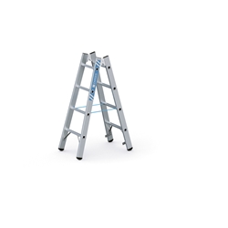 Zarges Coni B LM-Stehleiter 2x4 Sprossen, Leiterlänge 1,22m, Arbeitshöhe 2,50m Nr. 40274