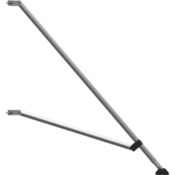 Zarges Dreiecksausleger S-PLUS, mit Schwenkfuß Nr. 42850