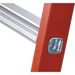 Zarges EFAmix B GFK-Stehleiter 2x4 Sprossen, Leiterlänge 1,34m, Arbeitshöhe 2,60m Nr. 41165