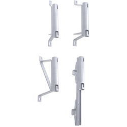 Zarges Einsteckhülse V4A, Wandabstand 130mm Nr. 47262