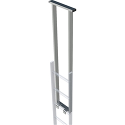 Zarges Einstieghilfe für Leitern Edelstahl, doppelholmig, für Lichte Weite 400mm Nr. 47236