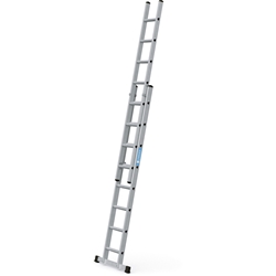 Zarges Everest 2DE Schiebeleiter 2x8 Sprossen, Leiterlänge max. 3,80m, Arbeitshöhe 4,60m Nr. 44834