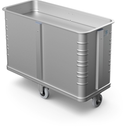 Zarges Federbodenwagen W162, IM: 1010x420x431mm, eloxiert, Zentralfeder 25kg Federkraft Nr. 40748