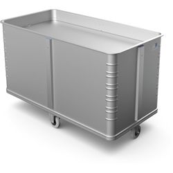 Zarges Federbodenwagen W162, IM: 1410x700x553mm, eloxiert, Zentralfeder 65kg Federkraft Nr. 40750