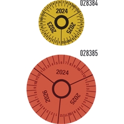 Zarges Jahresplakette rot, Ø 40mm Nr. 828385