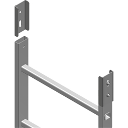Zarges Leiterverbinder aus Edelstahl V4A, für Holm 60x25mm Nr. 44239
