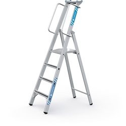 Zarges Meistertritt S Stehleiter 4 Stufen, Plattformhöhe 1,03m, Arbeitshöhe 3,00m Nr. 41633