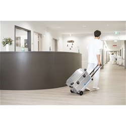 Zarges Mobilbox K 424 XC, ca. IM: 550x350x310mm, integrierte 50mm Rollen und Ausziehgriff Nr. 41811
