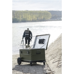 Zarges Mobilbox K 424 XC, ca. IM: 750x450x310mm, integrierte 50mm Rollen und Ausziehgriff Nr. 41813