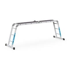 Zarges Multitec M Vielzweckleiter 2x3+2x4 Sprossen, Leiterlänge max. 4,19m, Arbeitshöhe 5,00m Nr. 42378