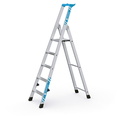 Zarges Nova S Stufen-Stehleiter 5 Stufen, Plattformhöhe 1,05m, Arbeitshöhe 3,05m Nr. 42455