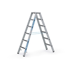 Zarges R13step B Stehleiter 2x6 Stufen, Leiterlänge 1,70m, Arbeitshöhe 3,05m Nr. 41555
