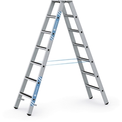 Zarges R13step B Stehleiter 2x7 Stufen, Leiterlänge 1,98m, Arbeitshöhe 3,30m Nr. 41557