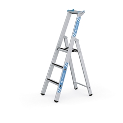 Zarges R13step S Stufen-Stehleiter 3 Stufen, Plattformhöhe 0,80m, Arbeitshöhe 2,80m Nr. 41636
