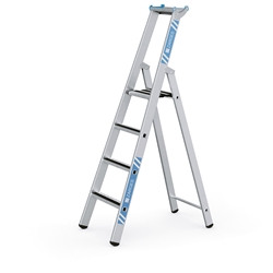 Zarges R13step S Stufen-Stehleiter 4 Stufen, Plattformhöhe 1,06m, Arbeitshöhe 3,10m Nr. 41637