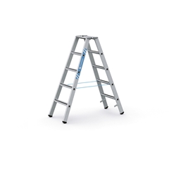 Zarges Saferstep B Stufen-Stehleiter 2x5 Stufen, Leiterlänge 1,42m, Arbeitshöhe 2,80m Nr. 41305