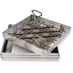 Zarges Schachtabdeckung Aluminium, Schachtmaß 300x300mm Nr. 47000