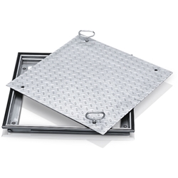 Zarges Schachtabdeckung Aluminium, Schachtmaß 800x800mm Nr. 47023