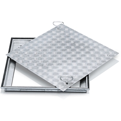 Zarges Schachtabdeckung, V2A, Schachtmaß 600x600mm Nr. 47096