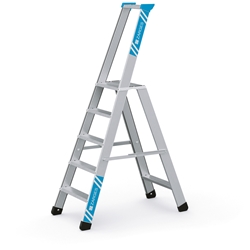 Zarges Seventec S Stufen-Stehleiter 5 Stufen, Plattformhöhe 1,10m, Arbeitshöhe 3,10m Nr. 40335