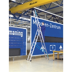 Zarges Skymaster X Mehrzweckleiter 3x6 Sprossen, Leiterlänge max. 4,10m, Arbeitshöhe 5,00m Nr. 41536