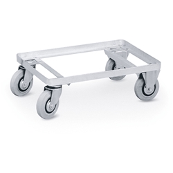Zarges Untersetzwagen W150, für AM 800x600mm, 2 Lenk- und 2 Bockrollen Ø 125mm Nr. 40608