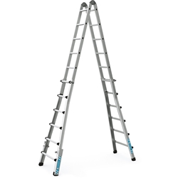 Zarges Variomax V Teleskop-Leiter 4x6 Sprossen, Leiterlänge max. 6,40m, Arbeitshöhe 7,10m Nr. 41385