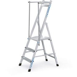 Zarges ZAP Neo S ZAP Plattformleiter 3 Stufen, Plattformhöhe 0,74m, Arbeitshöhe 2,74m Nr. 42440