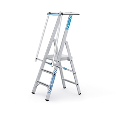 Zarges ZAP Safemaster S Stufenleiter 3 Stufen, Plattformhöhe 0,79m, Arbeitshöhe 2,79m Nr. 41681