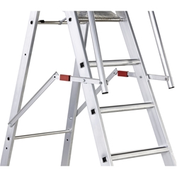 Zarges ZAP Safemaster S Stufenleiter 3 Stufen, Plattformhöhe 0,79m, Arbeitshöhe 2,79m Nr. 41681