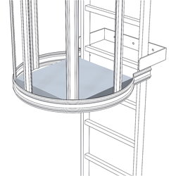 Zarges Zwischenplattform, 520x550mm Nr. 43255
