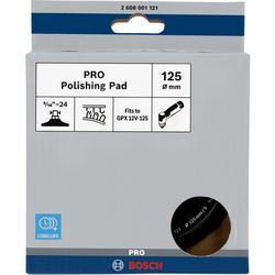 Bosch PRO Schleifteller/Polierteller, 125mm, Klettverschluss, für GPX 12V-125 Nr. 2608001121