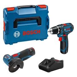 Bosch Combo Kit 12V-Set mit 2 Werkzeugen: GSR 12V-15/GWS 12V-76, 2x Akku GBA 12V 2.0Ah Nr. 0615990N2U