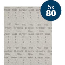 Bosch EXPERT M480 Schleifnetz, 230x280mm, K80, 5 Stk. Nr. 2608902503