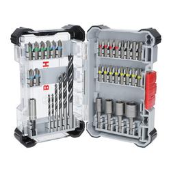Bosch Extra Hard Schrauberbit- und PRO Wood Bohrer-Set, 35-tlg. Nr. 2607017730