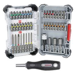 Bosch Extra Hard Schrauberbit-Set, Auststeller, 44+1-tlg. Nr. 2607017733