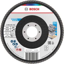 Bosch X451 Fächerschleifscheibe, 125x22,23mm, K120, Z27, 15-tlg. Nr. 2608626152