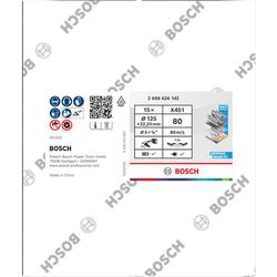 Bosch X451 Fächerschleifscheibe, 125x22,23mm, K80, Z29, 15-tlg. Nr. 2608626142