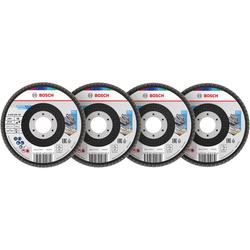 Bosch X451 Fächerschleifscheiben Set, 115x22,23mm, K40/K60/K80/K120, Z29, 15-tlg. Nr. 2608626161