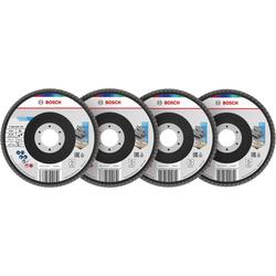 Bosch X451 Fächerschleifscheiben Set, 125x22,23mm, K40/K60/K80/K120, Z27, 60-tlg. Nr. 2608626164